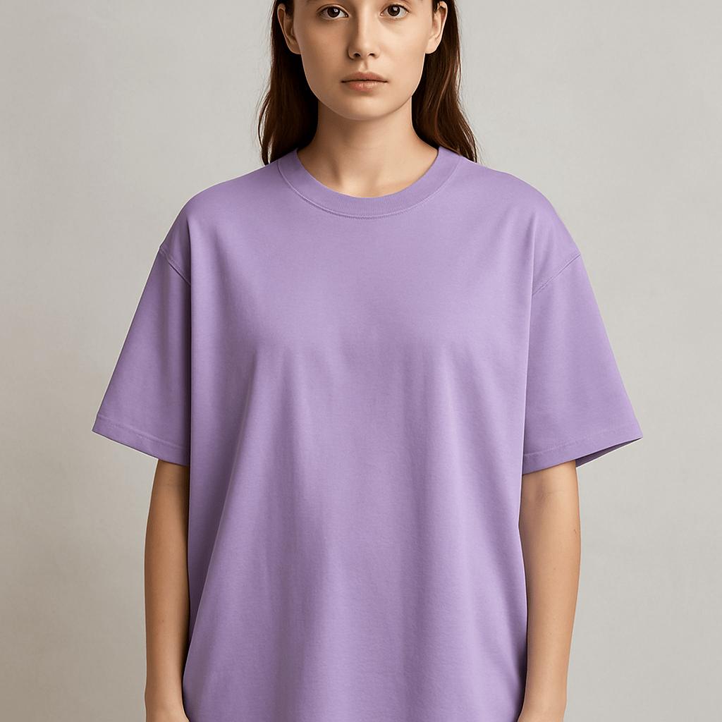 Oversized Tee - Lavender - BIGDRIP