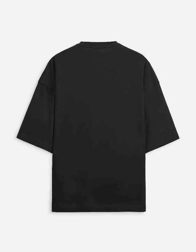 Oversized Tee - Black - BIGDRIP