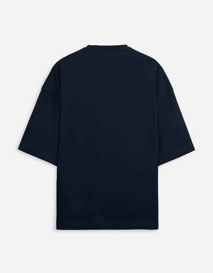 Oversized Tee - Navy Blue - BIGDRIP