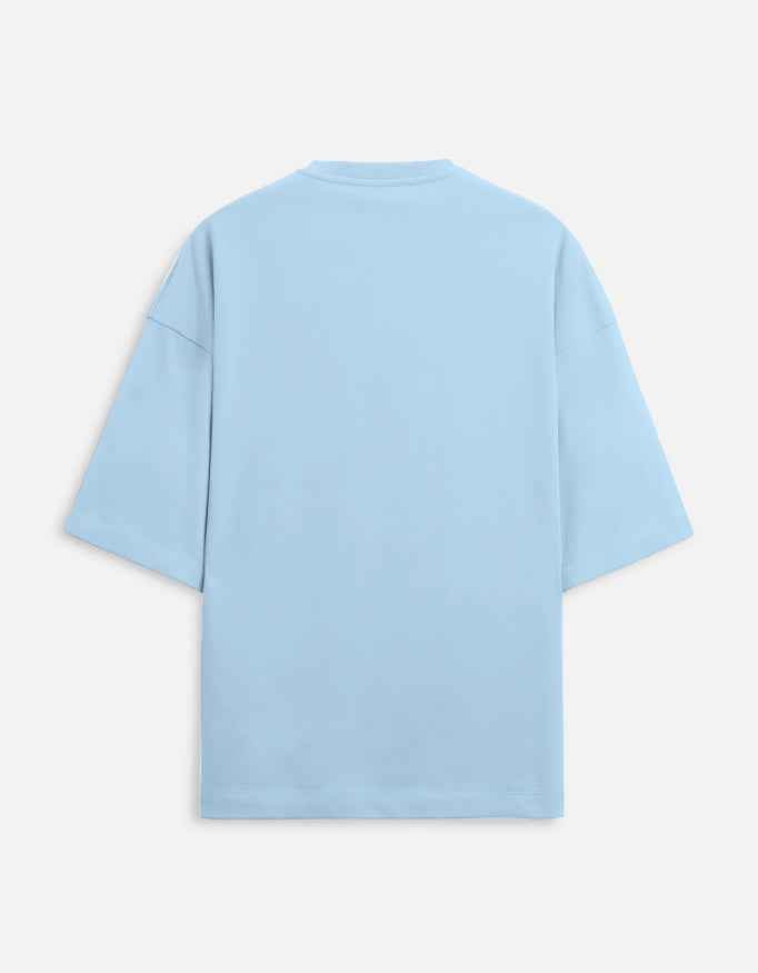 Oversized Tee - Baby Blue - BIGDRIP