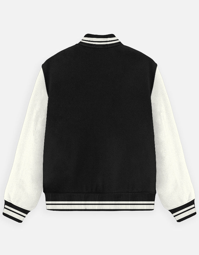 BIGDRIP Varsity Jacket - Black - BIGDRIP