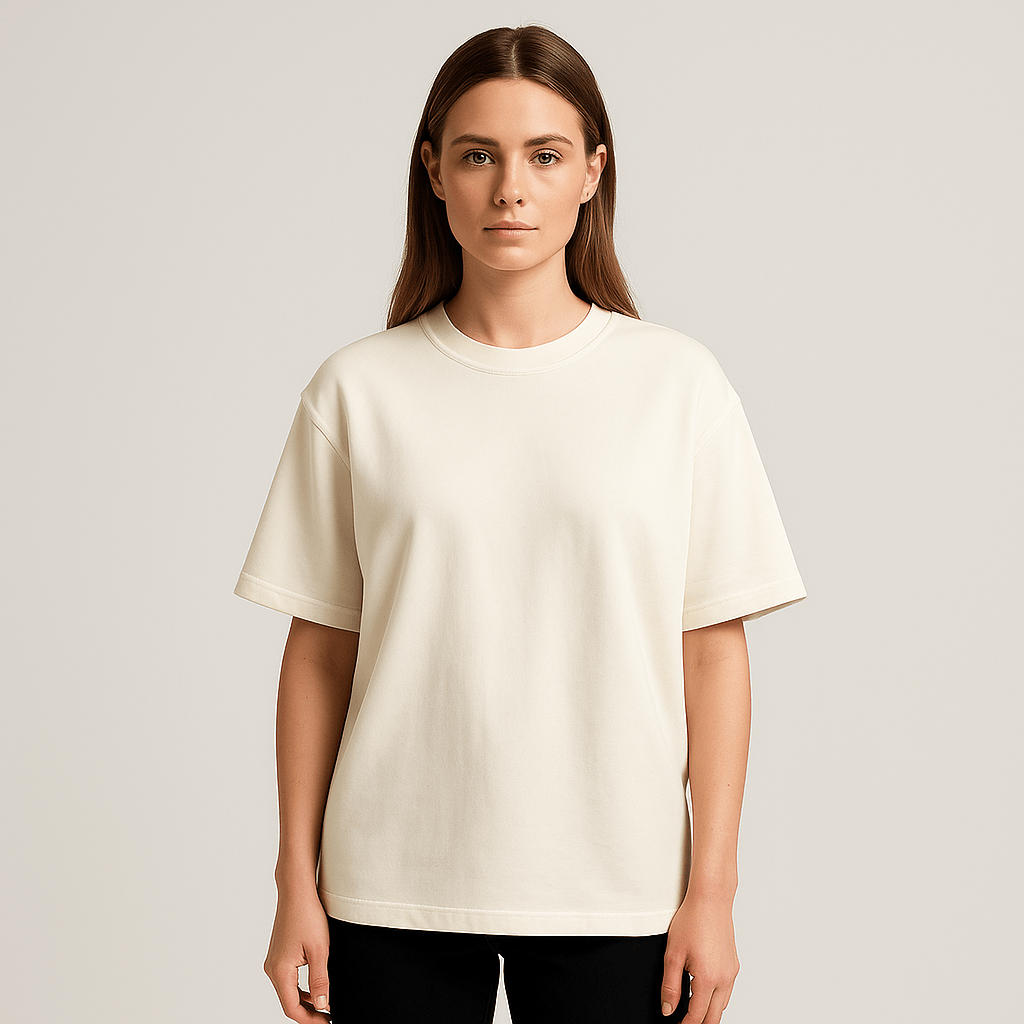 Oversized Tee - Off White - BIGDRIP