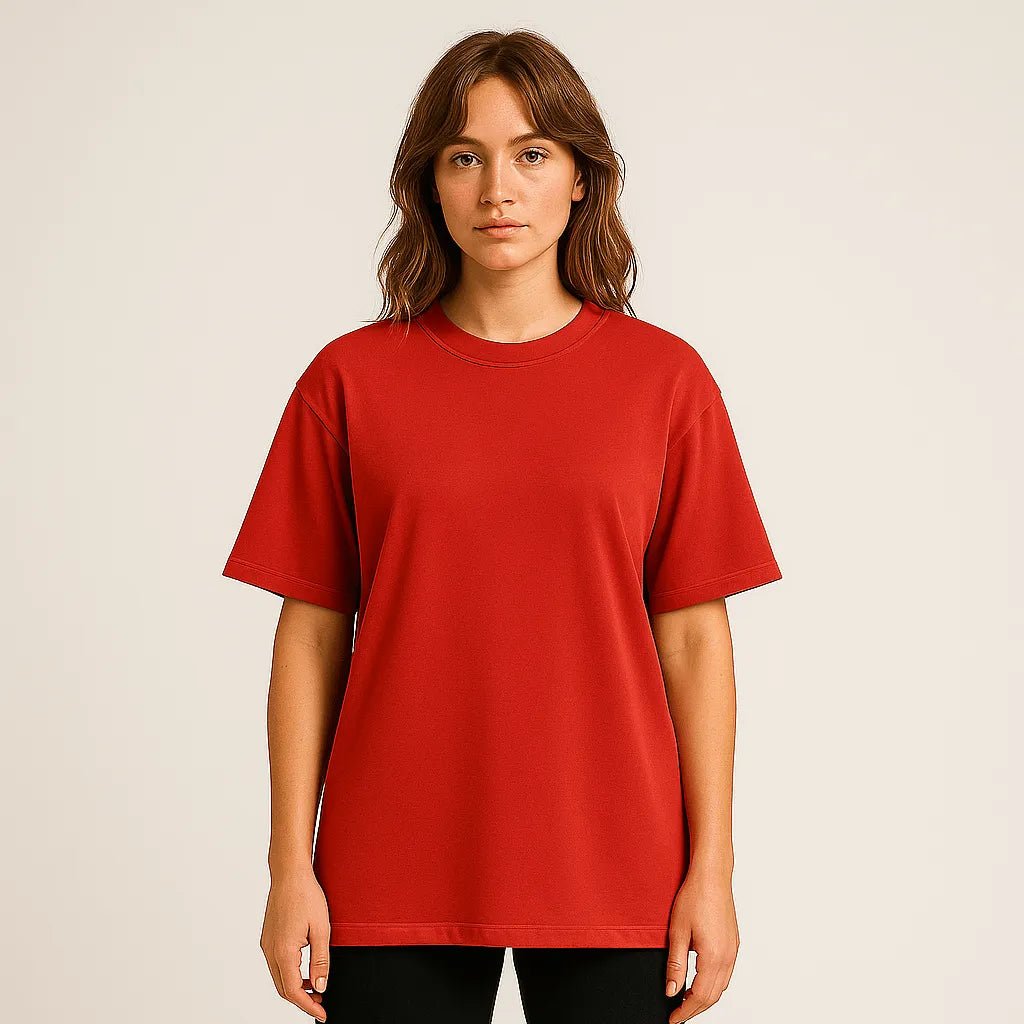 Oversized Tee - Red - BIGDRIP