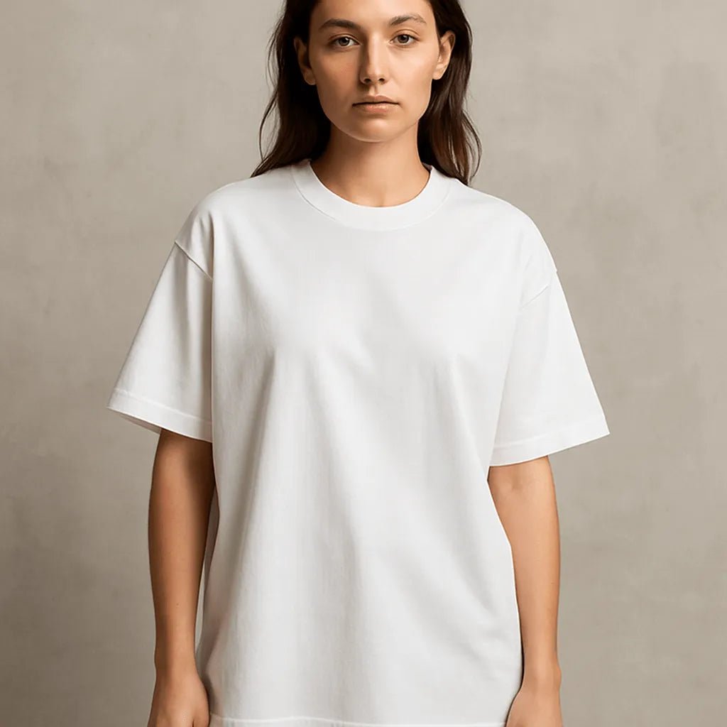 Oversized Tee - White - BIGDRIP
