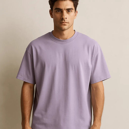 Oversized Tee - Lavender - BIGDRIP