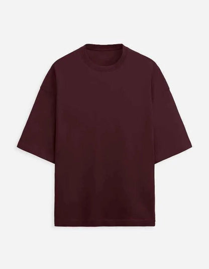 Oversized Tee - Maroon - BIGDRIP