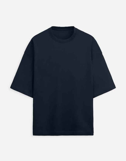 Oversized Tee - Navy Blue - BIGDRIP
