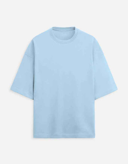 Oversized Tee - Baby Blue - BIGDRIP