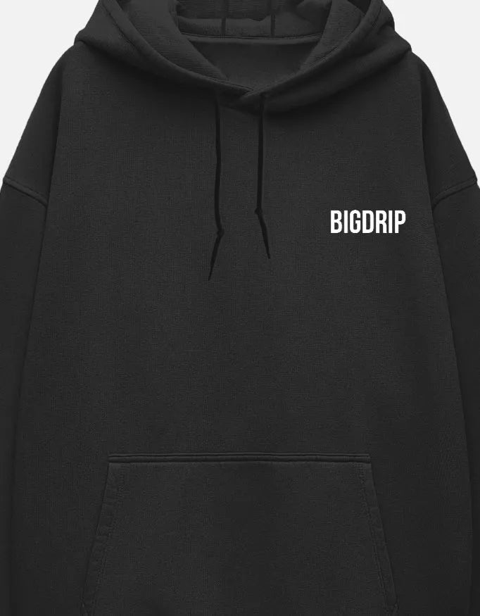 Essential Hoodie - Black - BIGDRIP
