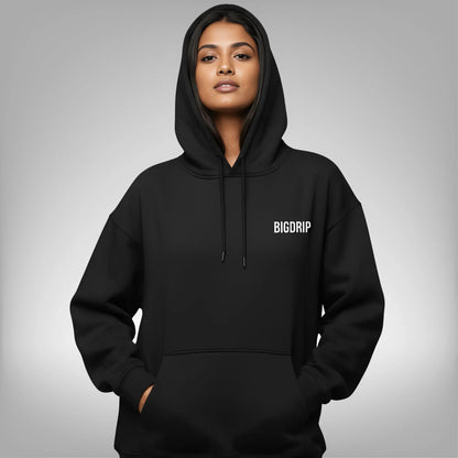 Essential Hoodie - Black - BIGDRIP