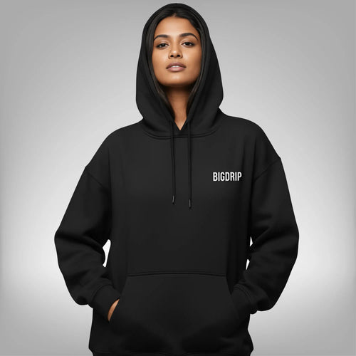 Essential Hoodie - Black - BIGDRIP
