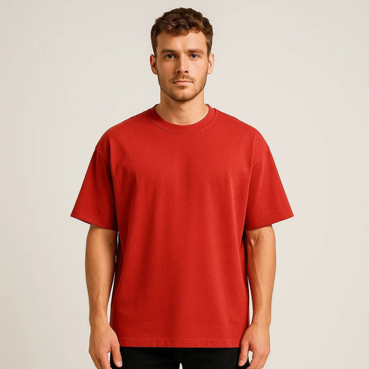 Oversized Tee - Red - BIGDRIP