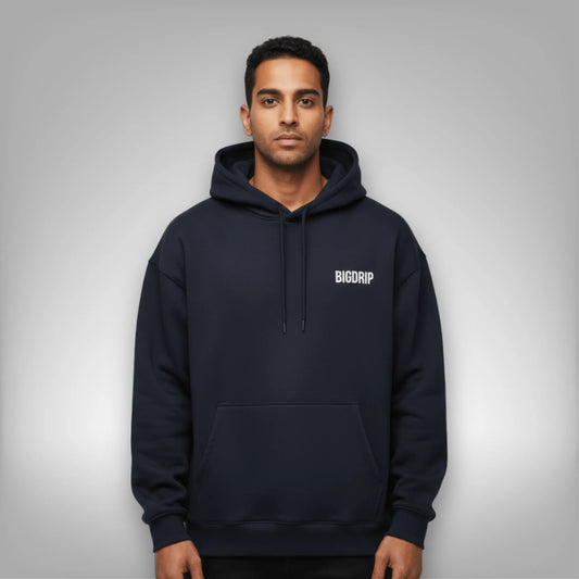 Essential Hoodie - Blue - BIGDRIP