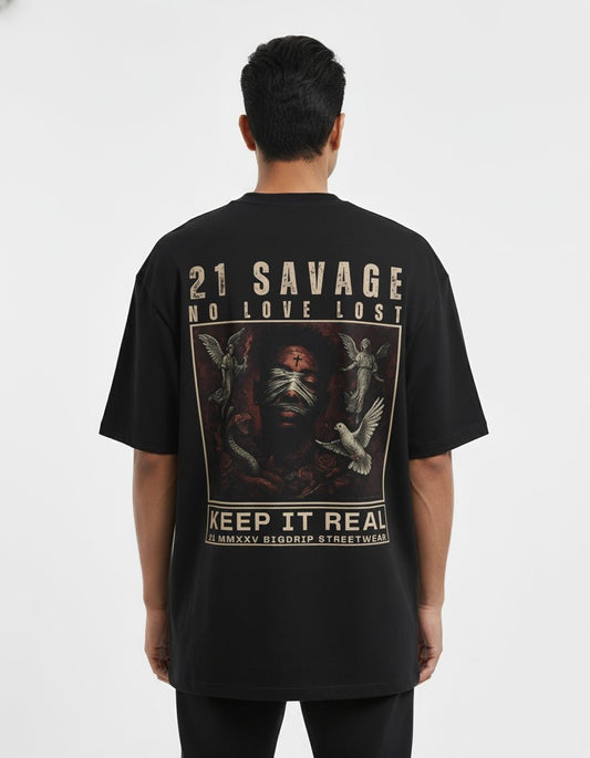 21 SAVAGE Oversized Tee - BIGDRIP