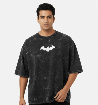 The Dark Knight Acid Wash Tee - BIGDRIP