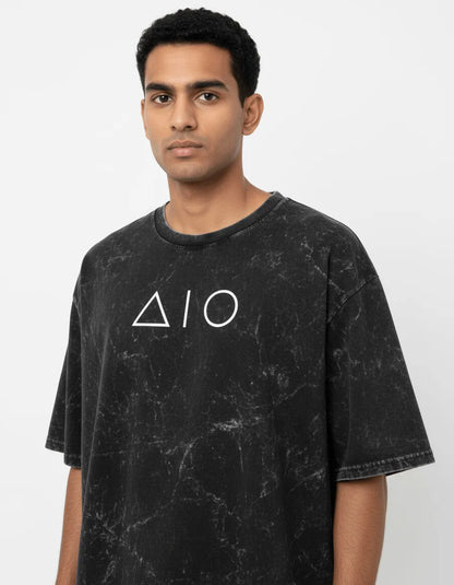Harry Potter Deathly Hallows Acid Washed Tee - BIGDRIP