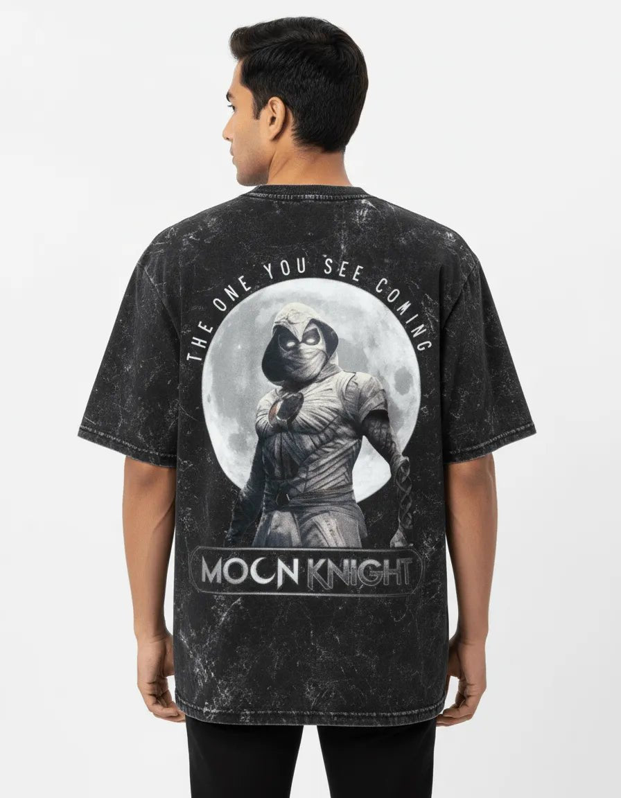 Moon knight Acid Washed Tee - BIGDRIP